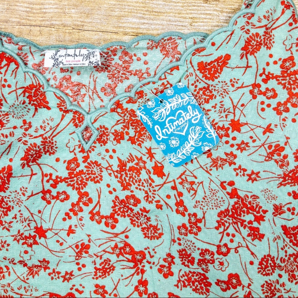 Free People Cami Floral Size Large - Picture 4 of 6